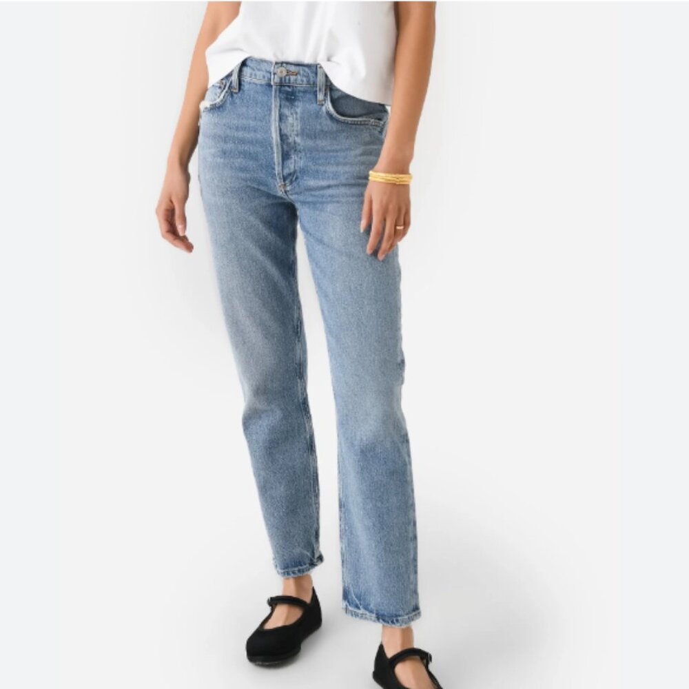 AGOLDE Riley Straight Jeans in Long